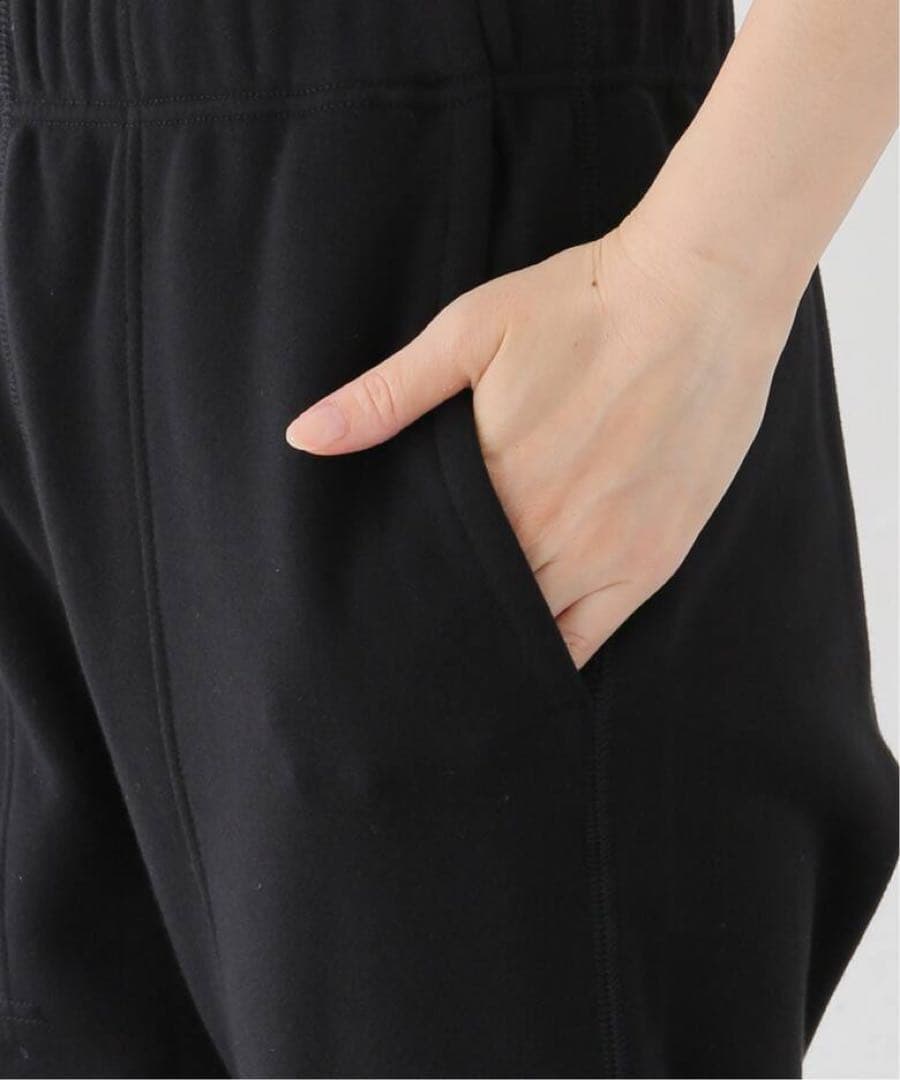 【L'Appartement】サルエル　スウェットパンツ　ブラック　サイズ38