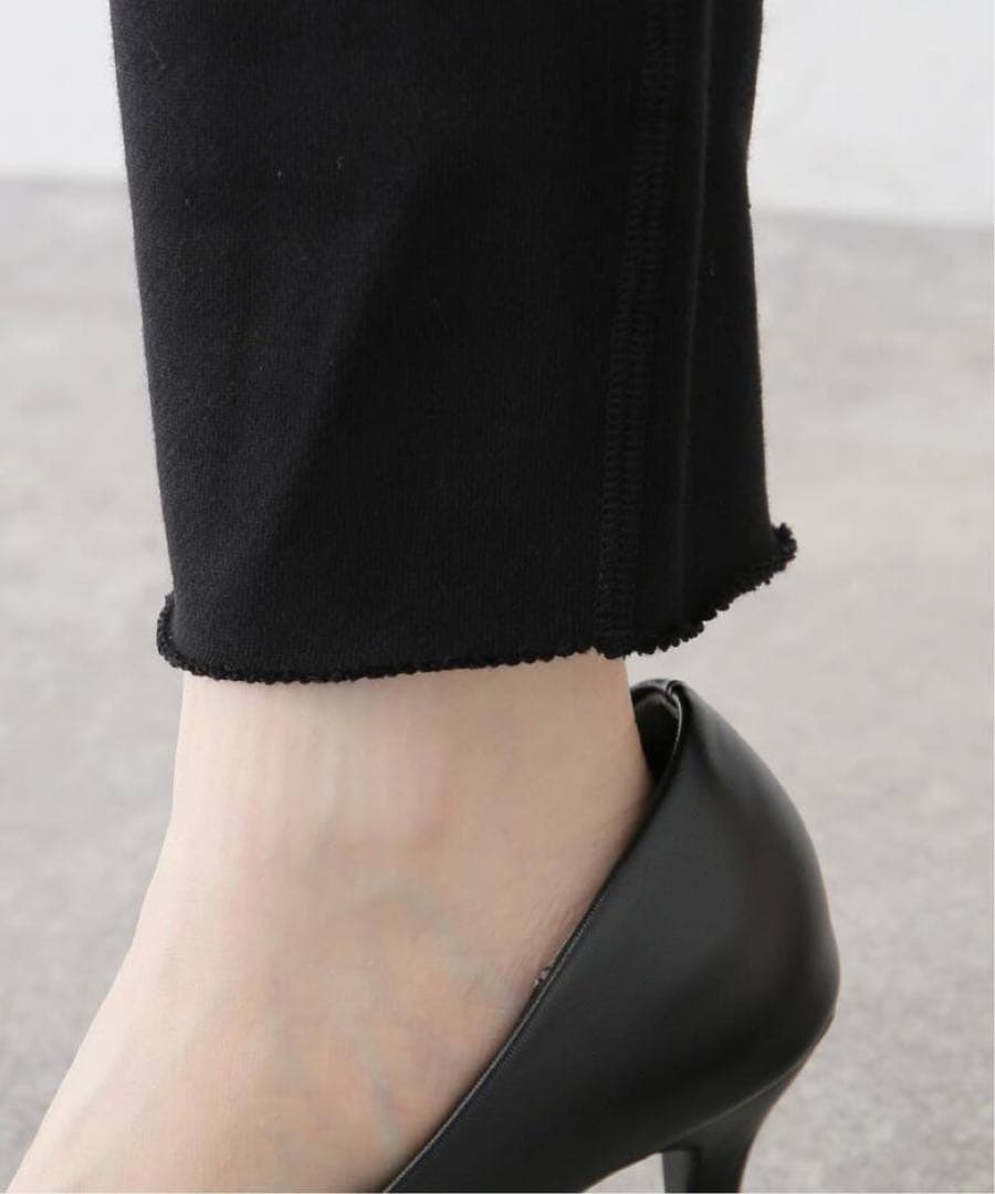 【L'Appartement】サルエル　スウェットパンツ　ブラック　サイズ38