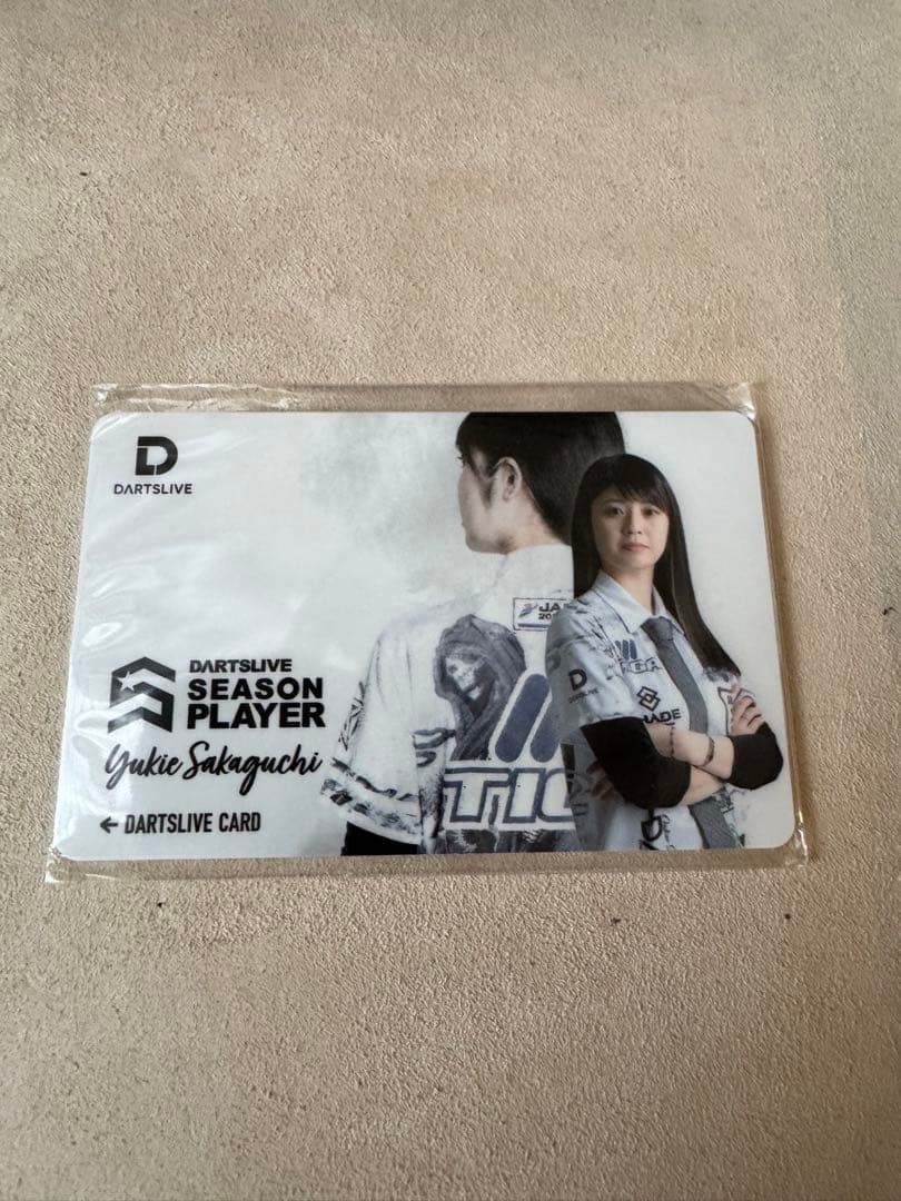 坂口優希恵 選手　ダーツライブカード
