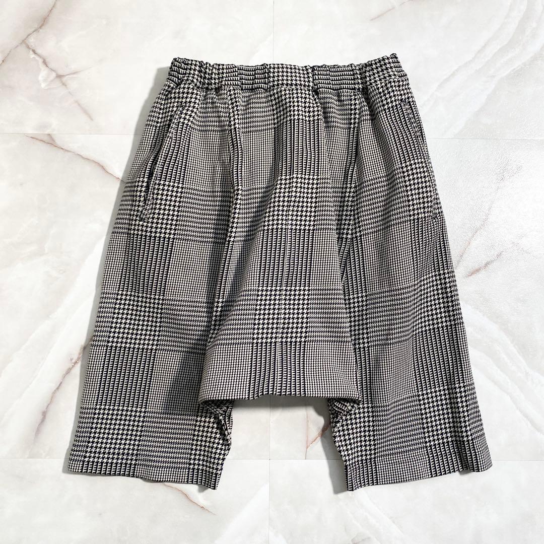 A16631 美品 コムデギャルソンコムデギャルソン　千鳥 ハーフサルエルパンツ
