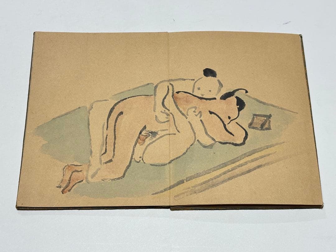 「池無名翁千尋帖」池大雅 春画帖 安政三年写 1帖|艶本 江戸時代 和本