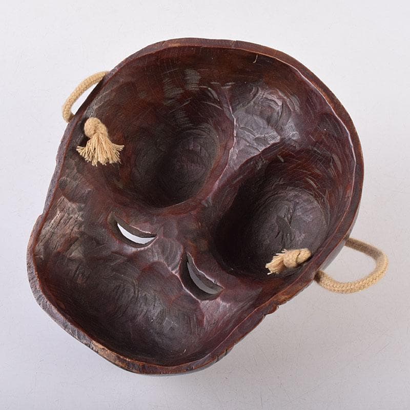 能面　能楽　雅楽　木彫　春画　お多福　D　R8937