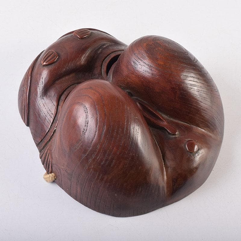 能面　能楽　雅楽　木彫　春画　お多福　D　R8937