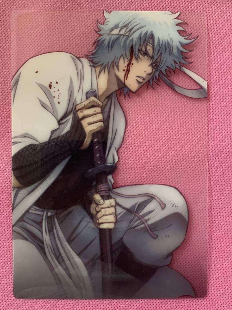 銀魂 非売品 シークレットクリアカード 白夜叉 銀時 攘夷志士