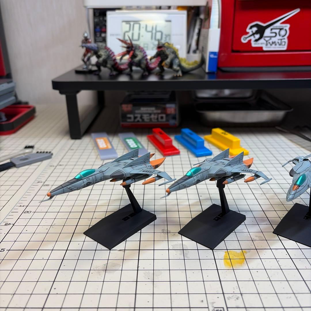 宇宙戦艦ヤマト プラモデル コスモタイガーⅡ コスモパイソン完成品