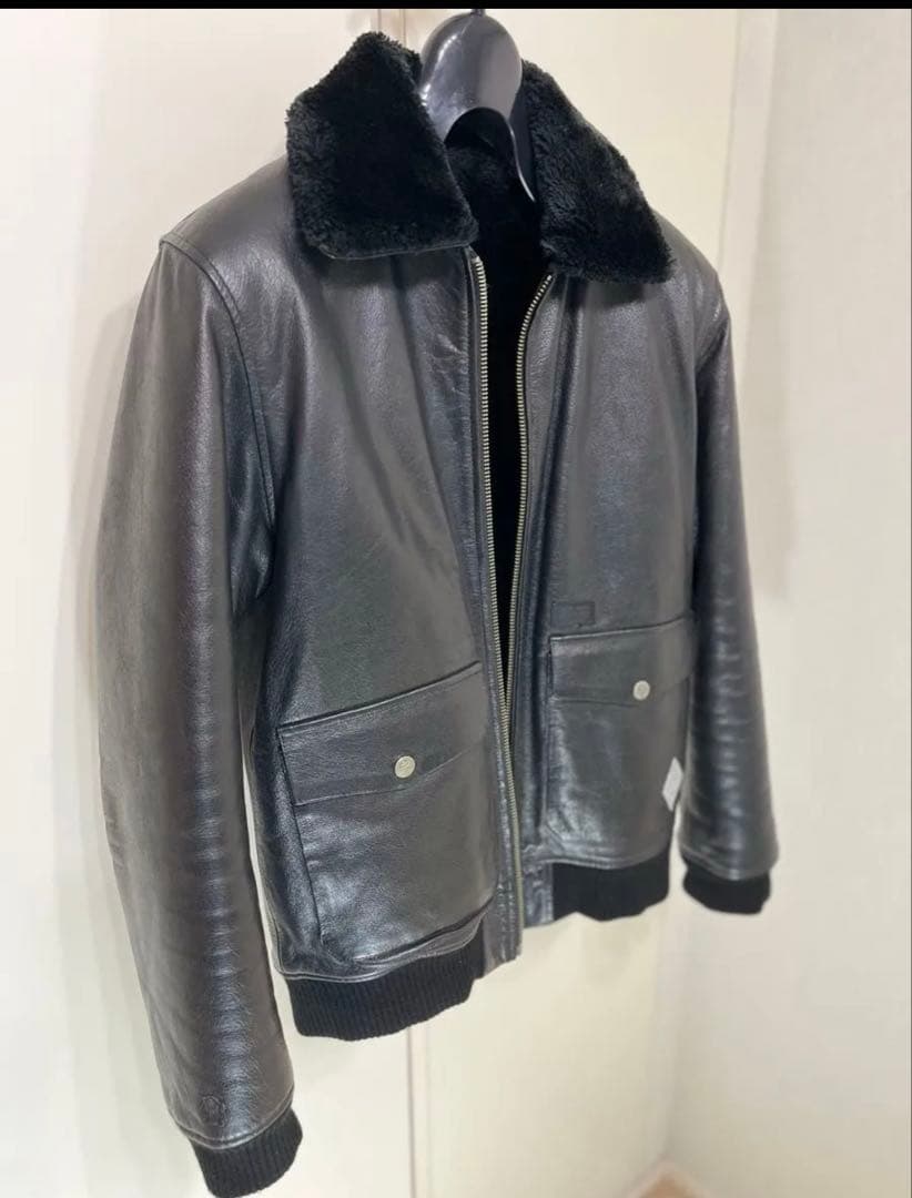 CRIMIE レザージャケット　G-1 ヘビーウェイト XL