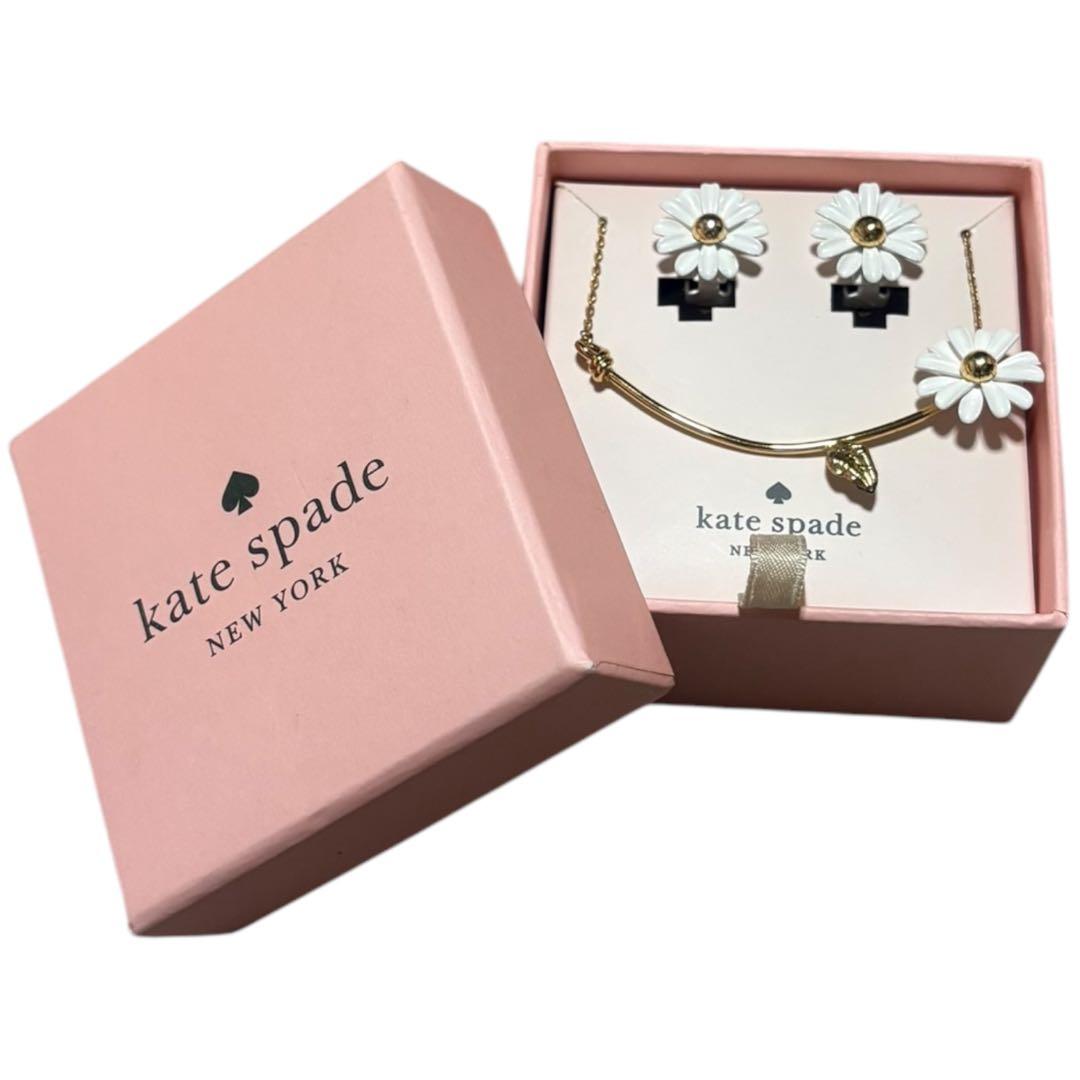 ケイトスペード　マーガレット　デイジー　ネックレス　イヤリング　セット