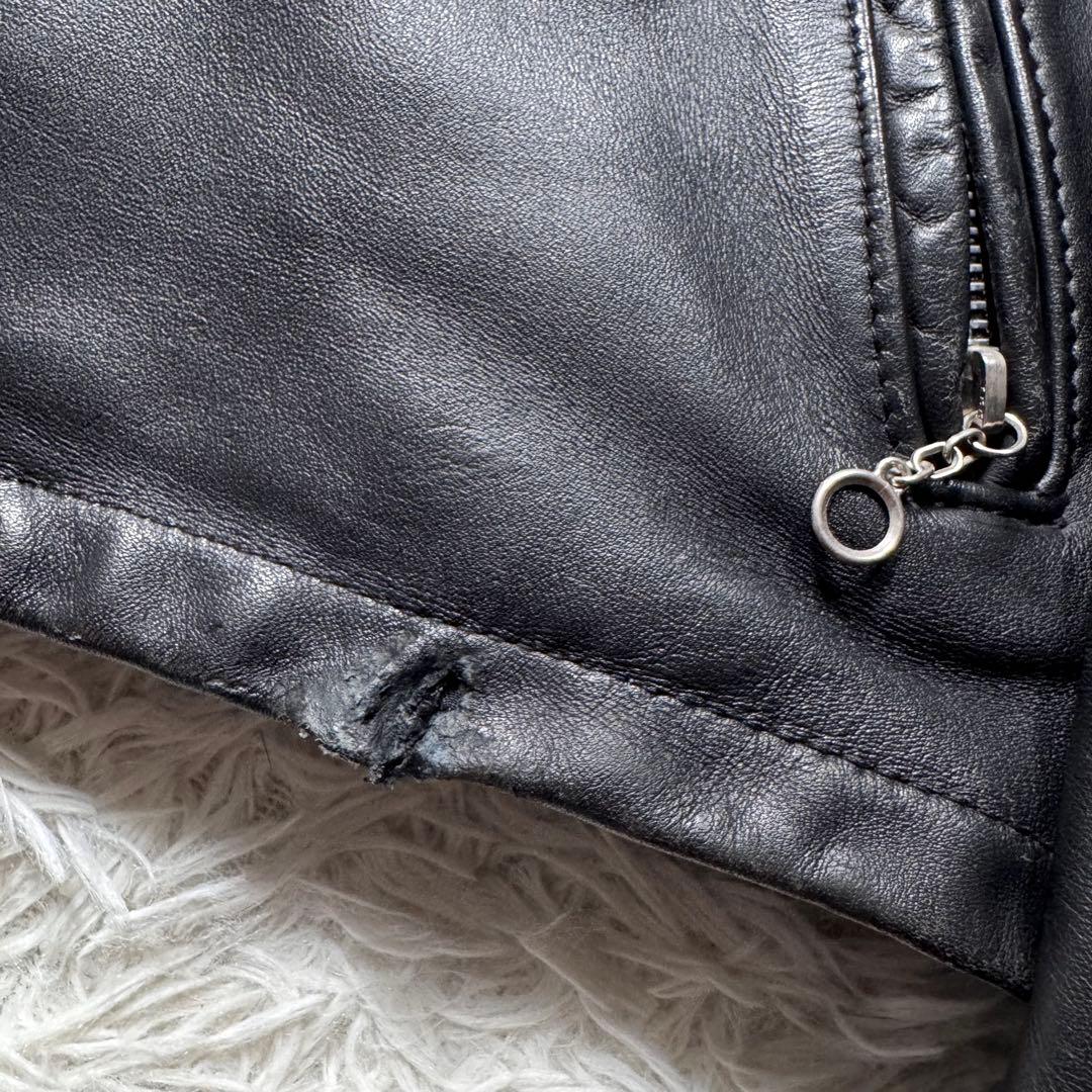 お*ん様 希少モデル✨ ショット ライダースジャケット ボアライナー 641E