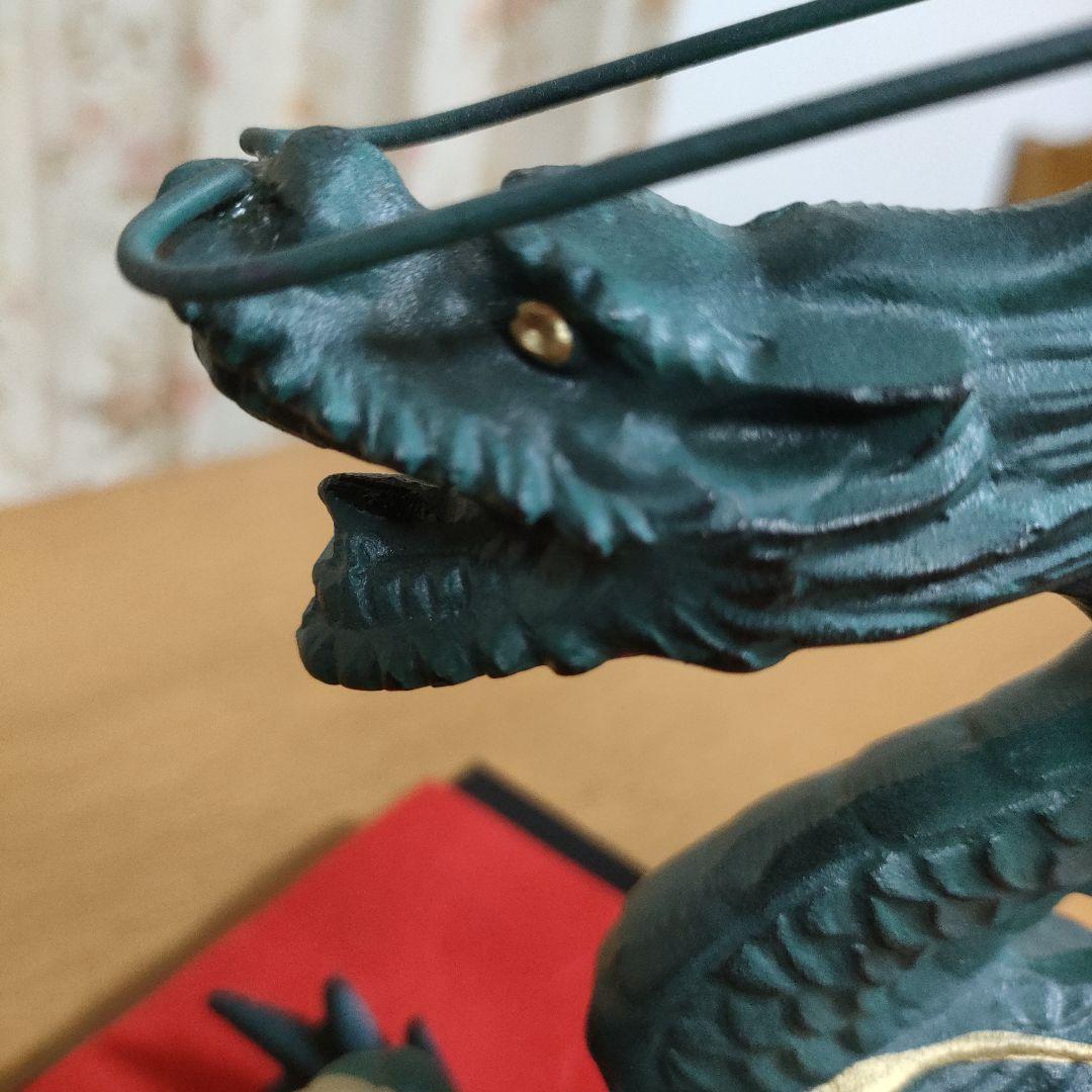 龍の置物　正義　工芸品　開運　干支置物　縁起物