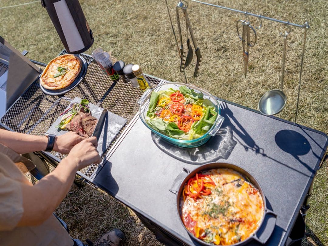 DOD クッキングキングT85-723-BK アウトドアテーブル