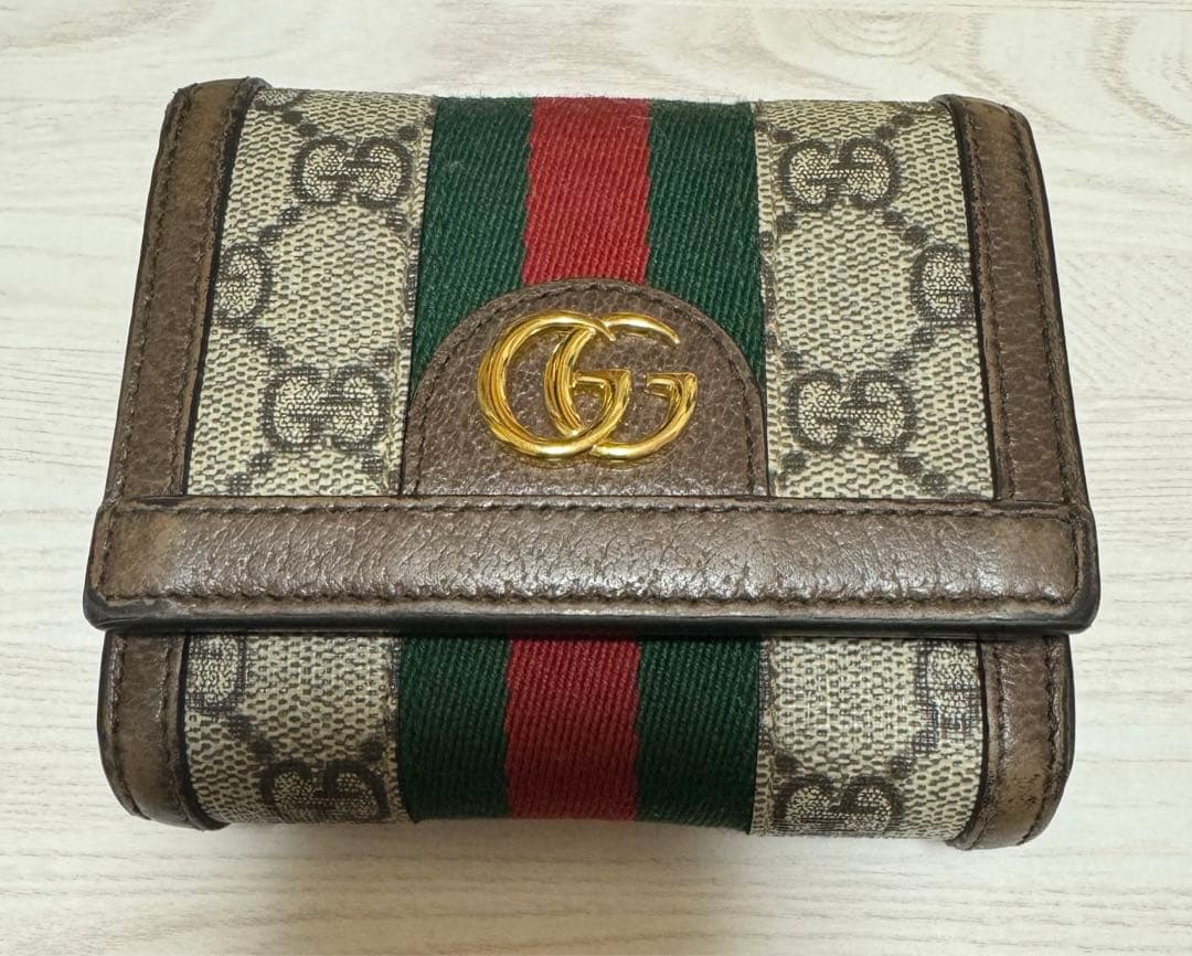 GUCCI GGウォレット 三つ折り財布