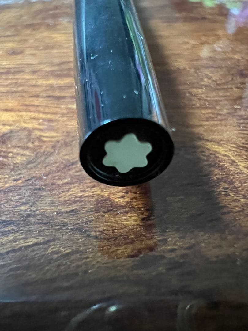 モンブラン 万年筆 黒 750ゴールド美品