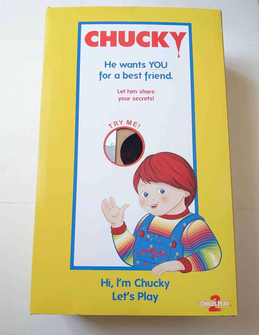 ①ナイフ付　チャッキー フィギュア 　トーキング　チャイルドプレイ　ホラードール