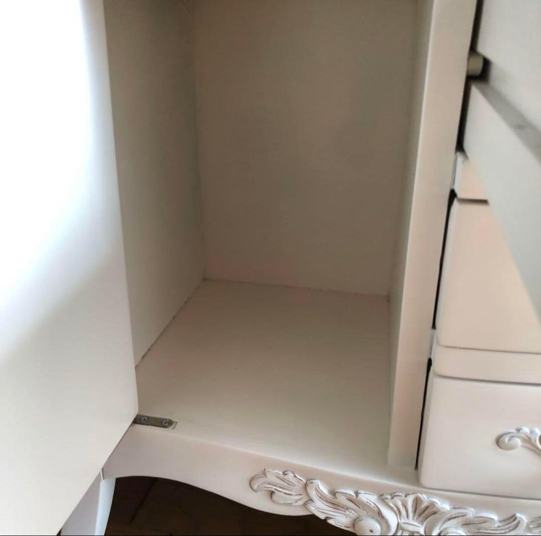 ホワイトクラシックスタイルチェスト