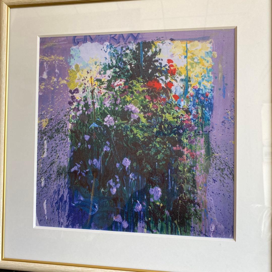 トレンツ　リャド　ジヴェルニーの若枝　額装品