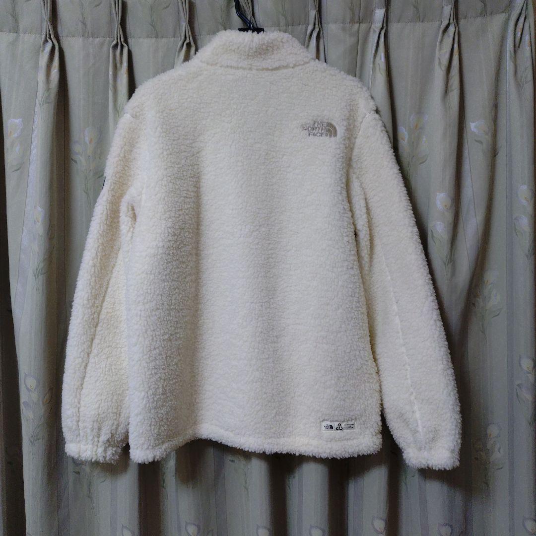 ノースフェイス　白色ボアジャケット