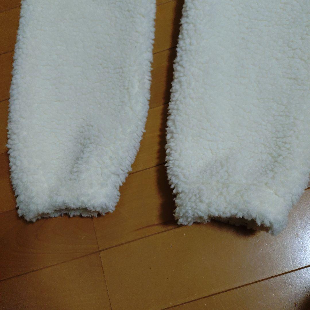 ノースフェイス　白色ボアジャケット