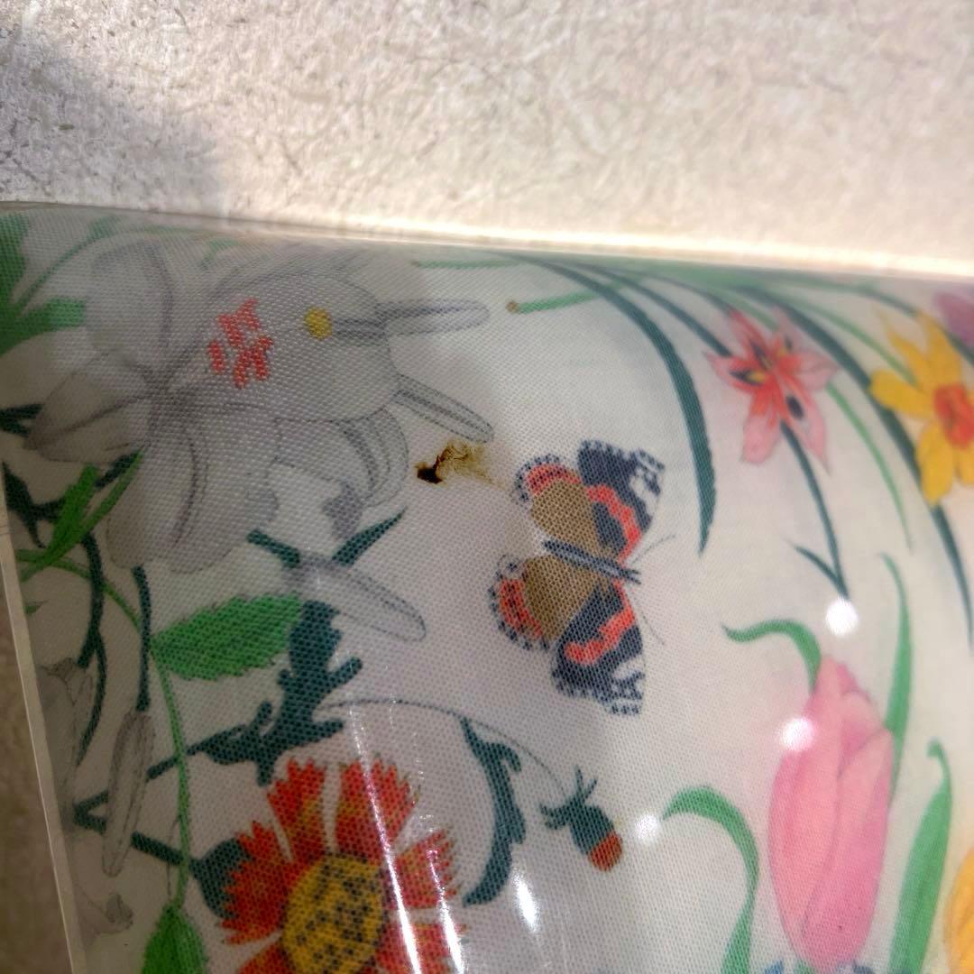 GUCCI フローラトレイ　美品　希少品　イタリア製　大型スクエア盆