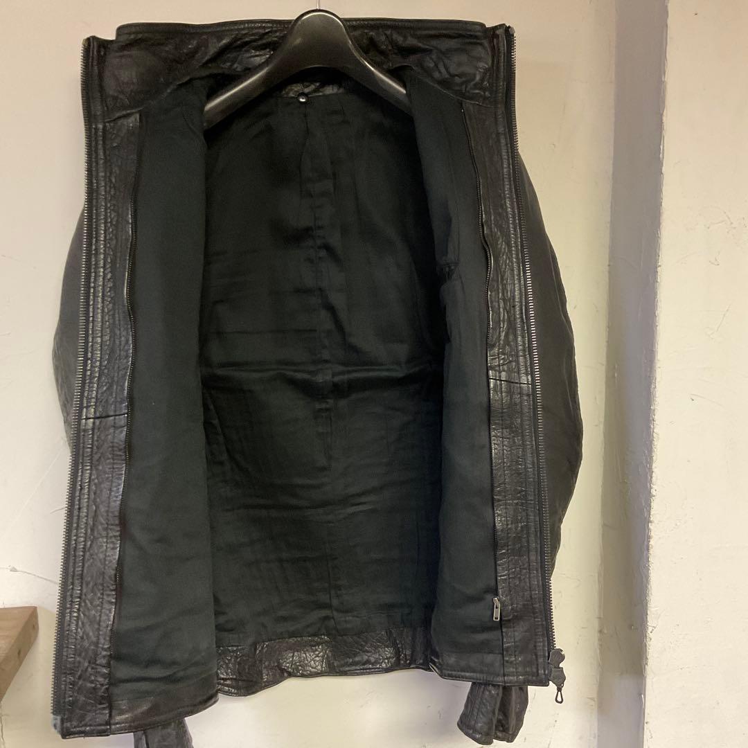 【希少美品】SHELLAC キッドバッファロー レザージャケット ダウンライナー