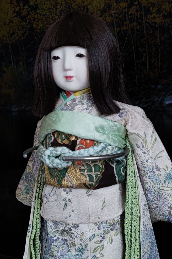 工房朋50センチ人毛、誂えの一点もの着物一式