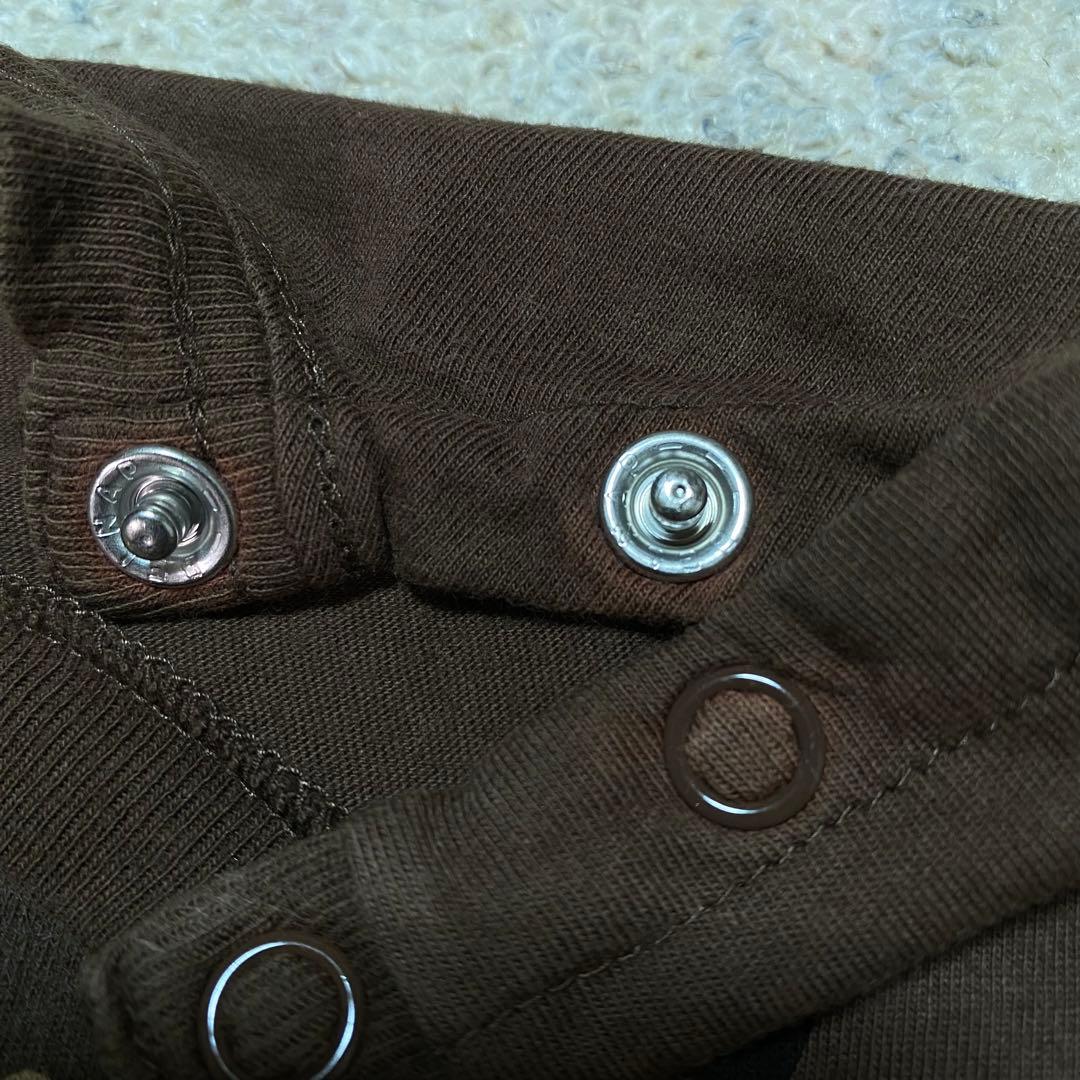 ヒスミニ テディ モノグラム Tシャツ 90cm ブラウン