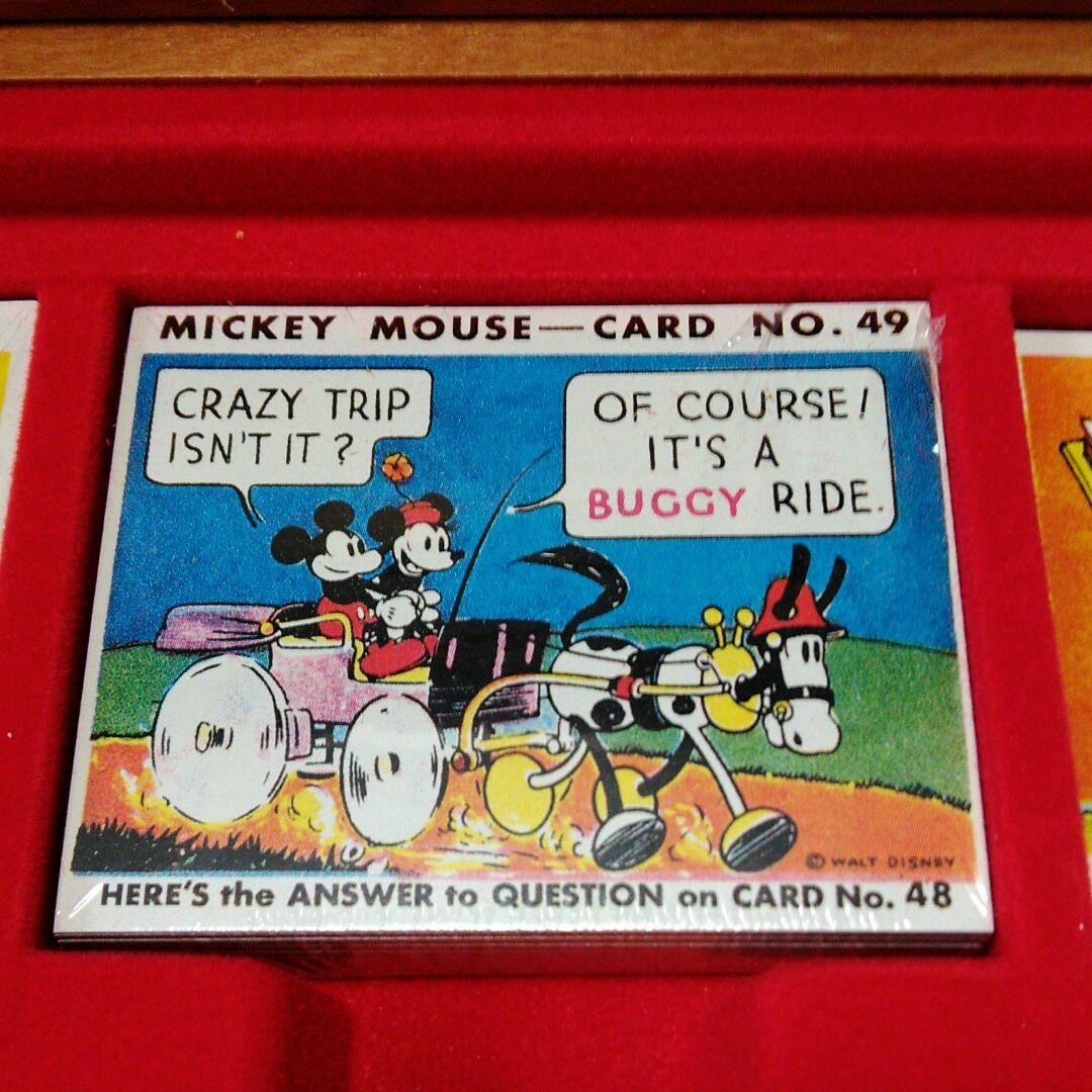 ミッキーマウス　ピクチャーカード　アルバムセット