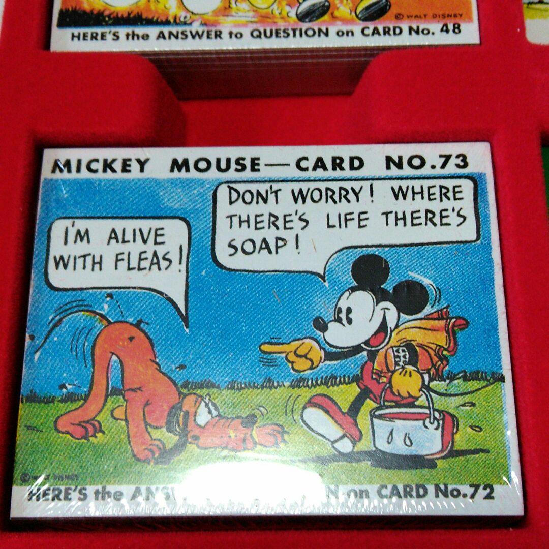 ミッキーマウス　ピクチャーカード　アルバムセット