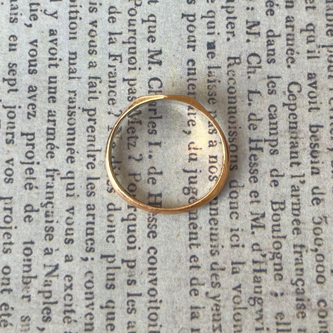 Special 超希少　英国　イギリス　アンティーク　22金　シグネットリング