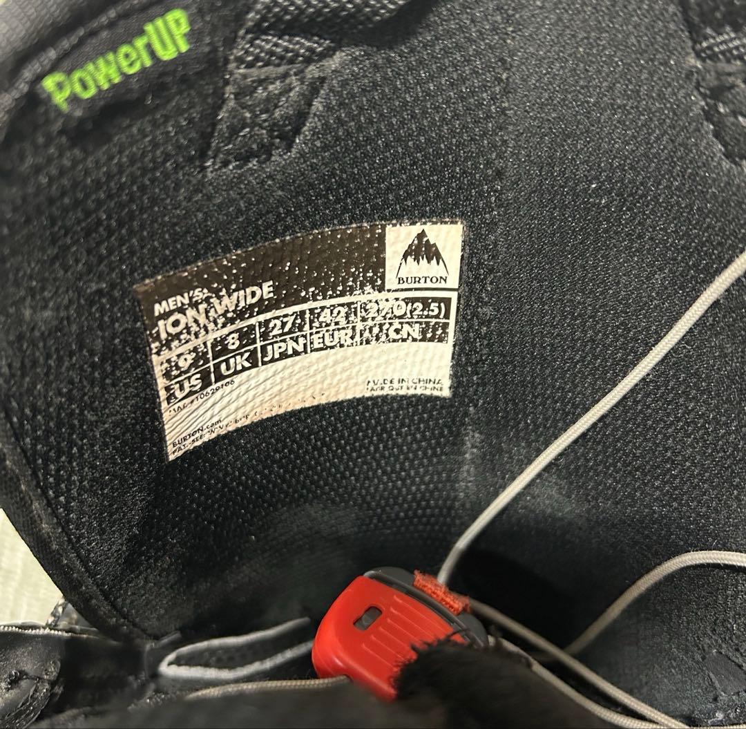 19-20 モデル BURTON ION WIDE ブーツ 27cm