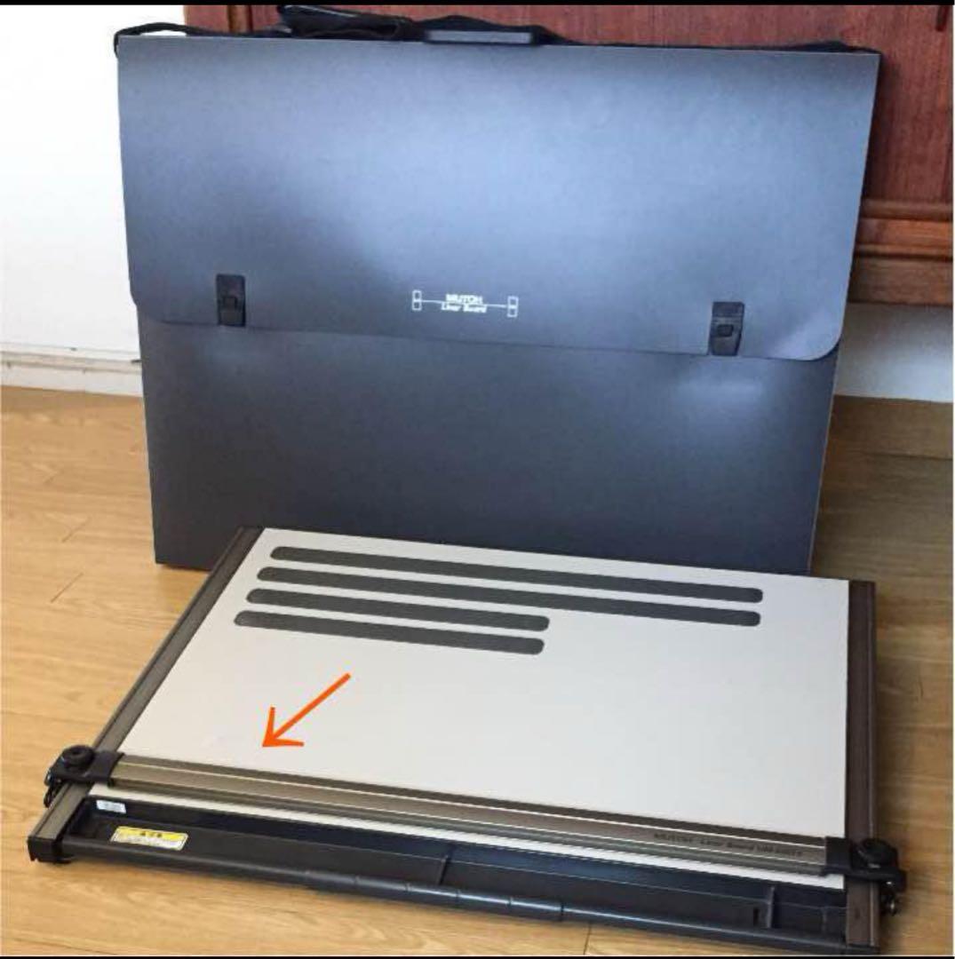 【令和5年度一級建築士合格製図板】製図板A2 平行定規 MUTOH