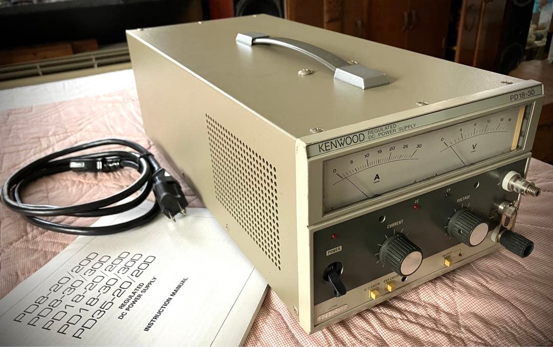 週末特別価格：KENWOOD 18V/30A 定電圧・定電流電源　PD18-30