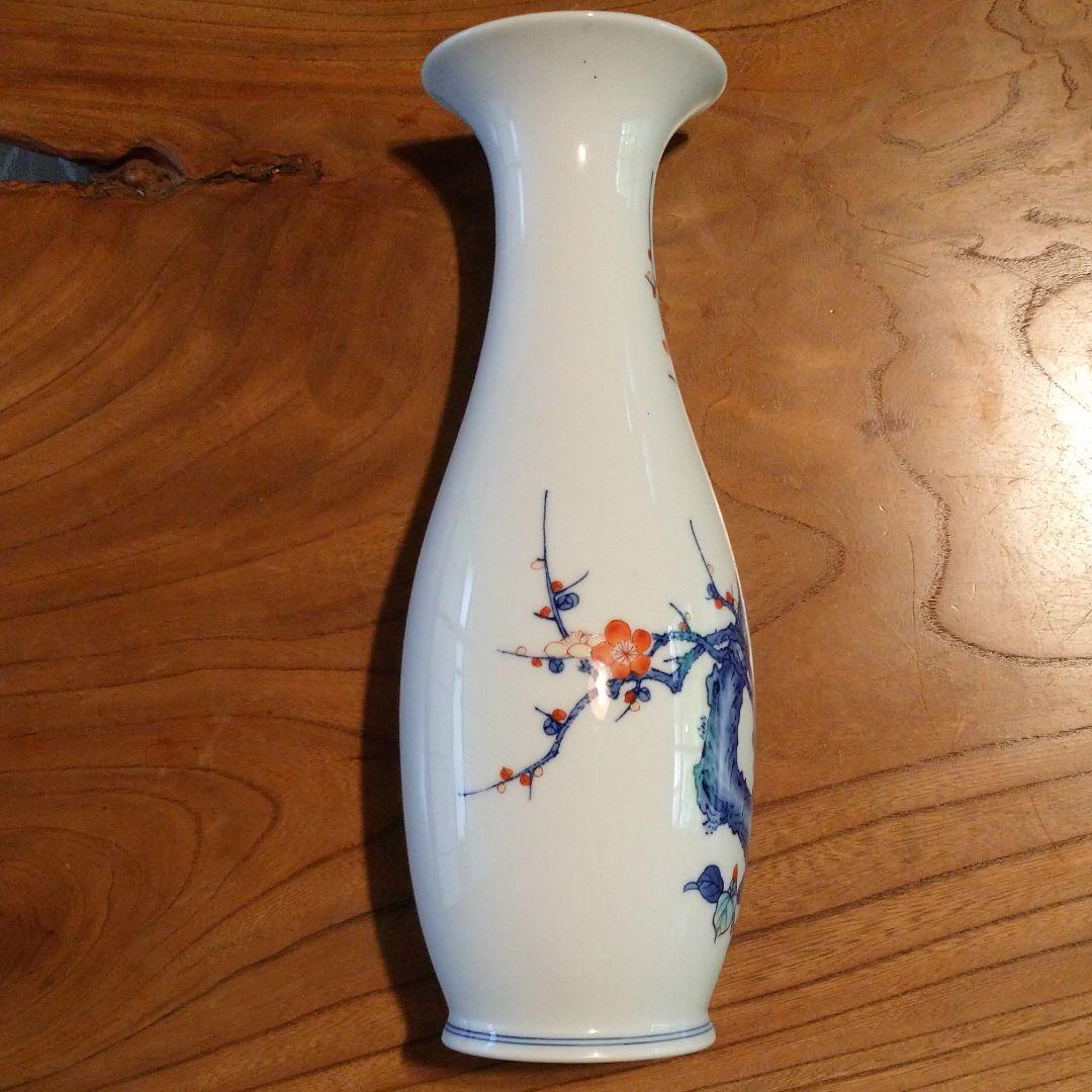 骨董　有田 伊万里 色鍋島『花器』