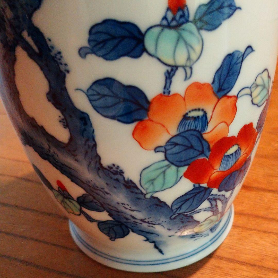 骨董　有田 伊万里 色鍋島『花器』