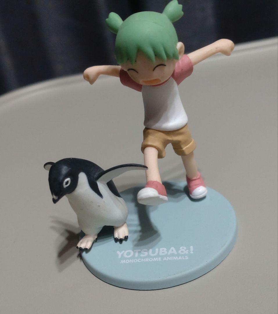 未開封あり。よつばと！しろとくろのどうぶつフィギュアセット 7体