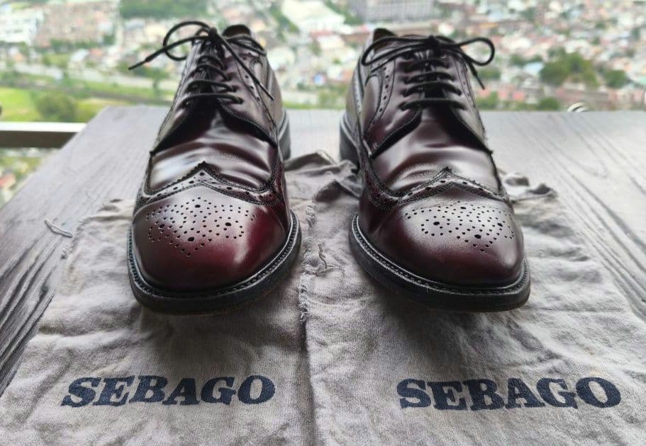 美品希少！Vintage SEBAGO バーガンディ ウイングチップ Alden