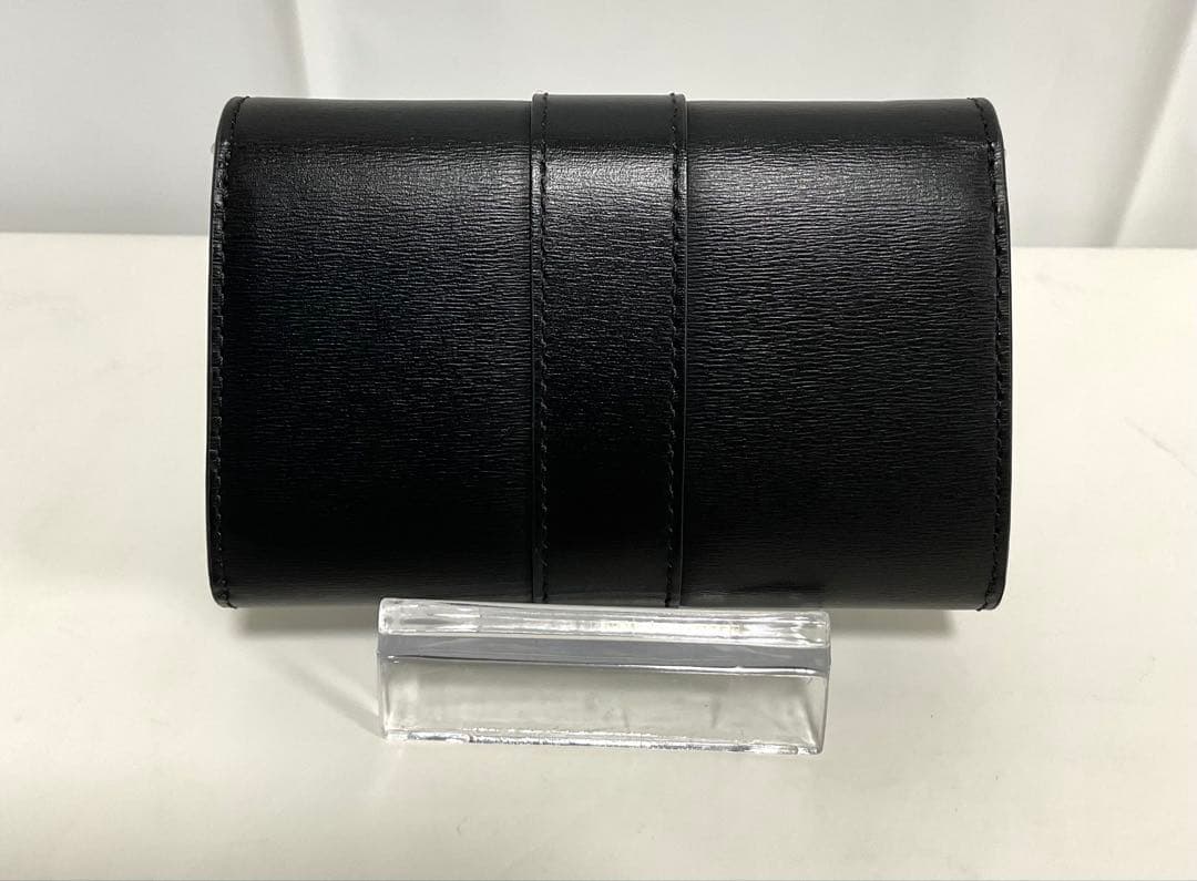 DELVAUX ブリヨン　チェーンカードホルダー、ケース　アップダウン柄