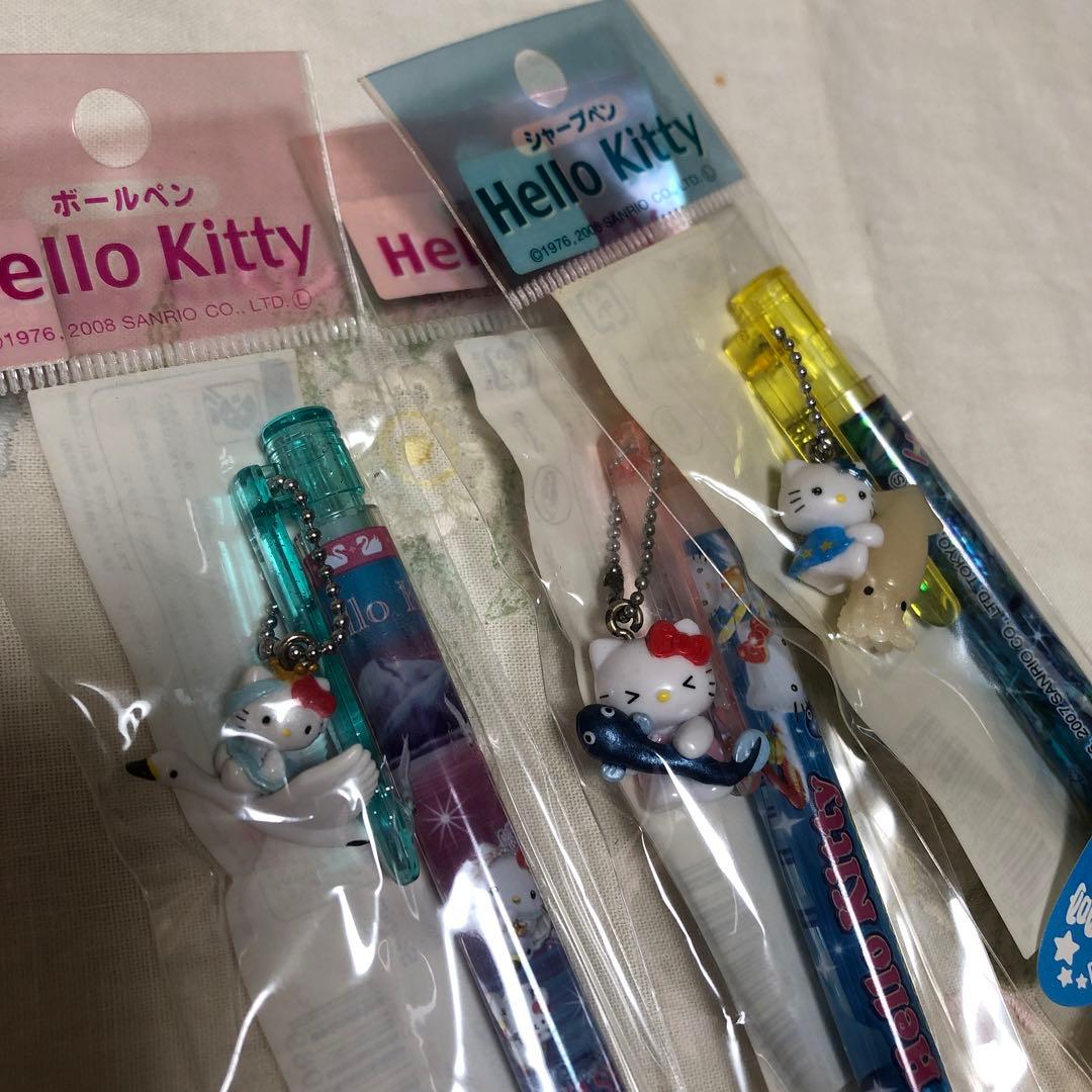 ハローキティ　未使用　ご当地　ボールペン&シャーペン６本セット　平成　お土産