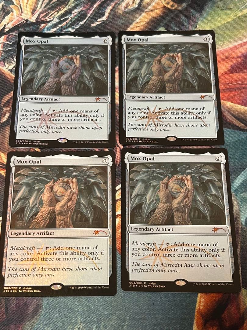 オパールのモックス/foil/4枚セット/英語版/ジャッジ褒賞
