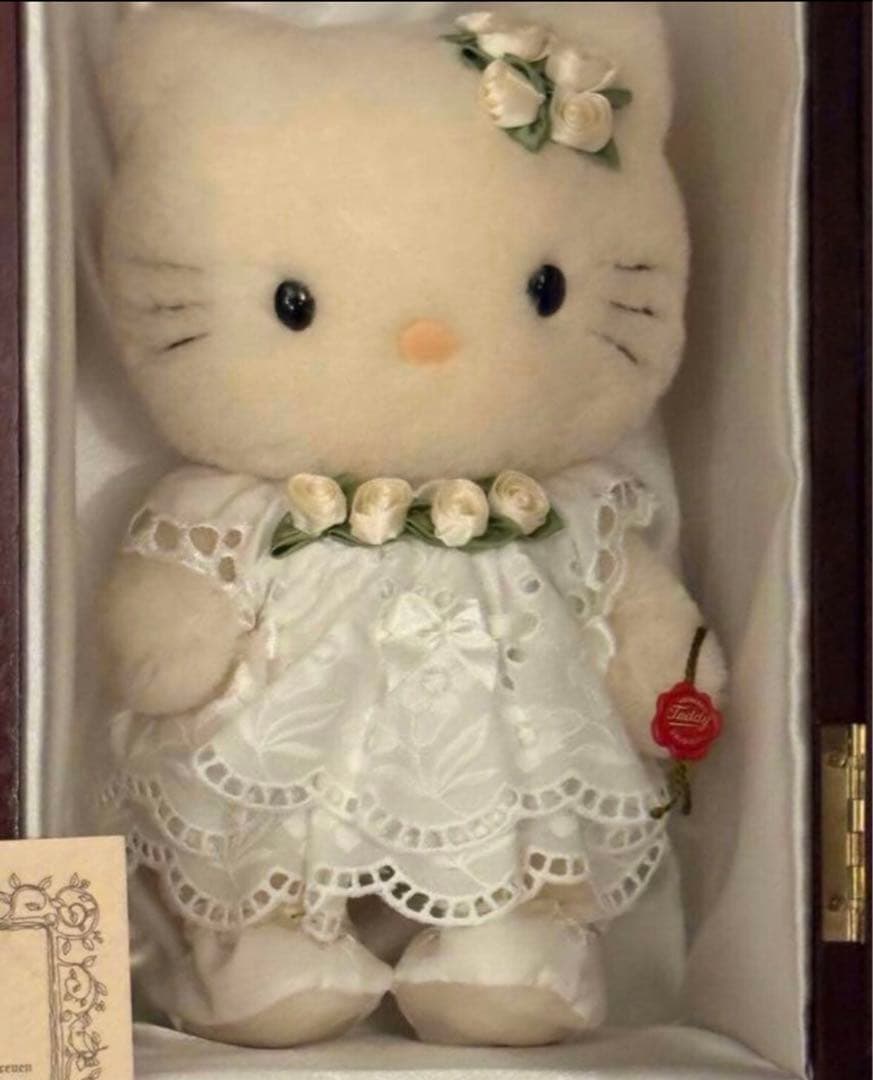 激レア☆ハローキティ☆ハーマン社コラボぬいぐるみ☆500体限定☆1999年 新品