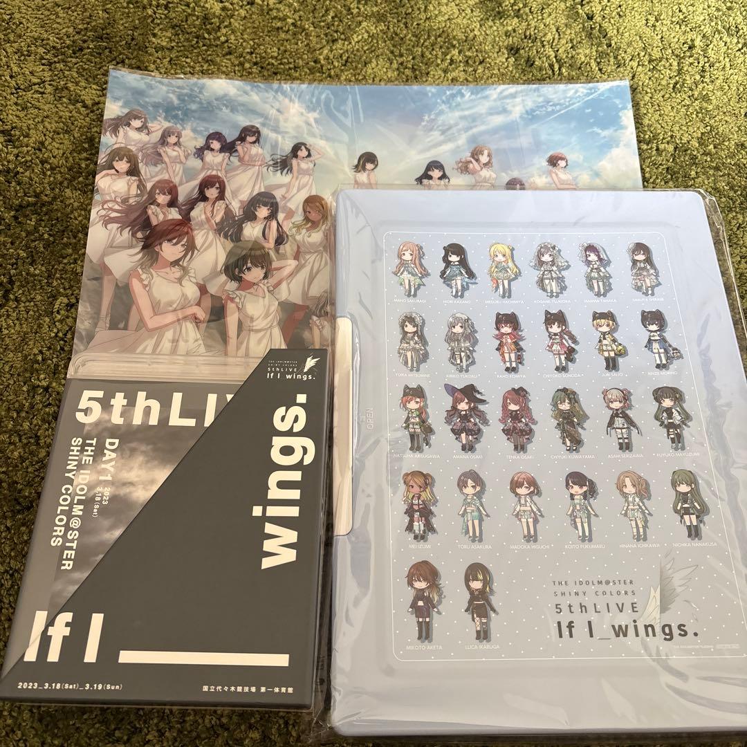 シャニマス 5thライブ BD 特典クリアポスター&クリアケース付