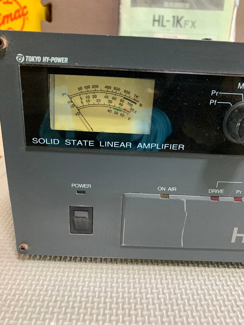 【動作未確認】東京ハイパワーのHL-1KFXソリッドステートHFリニアアンプ