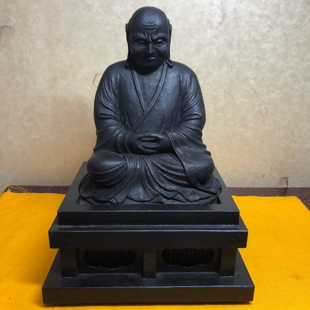 木彫り木造武田元光像？