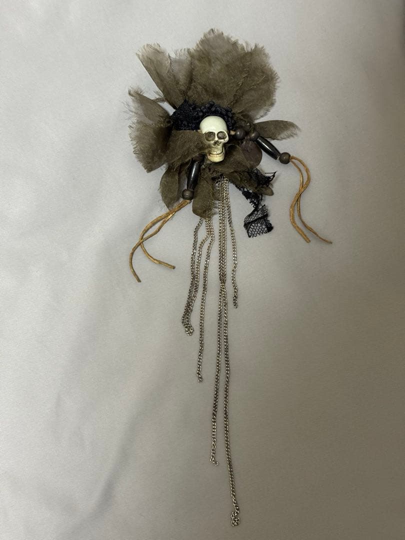 シェアースピリット スカルデザイン コサージュ