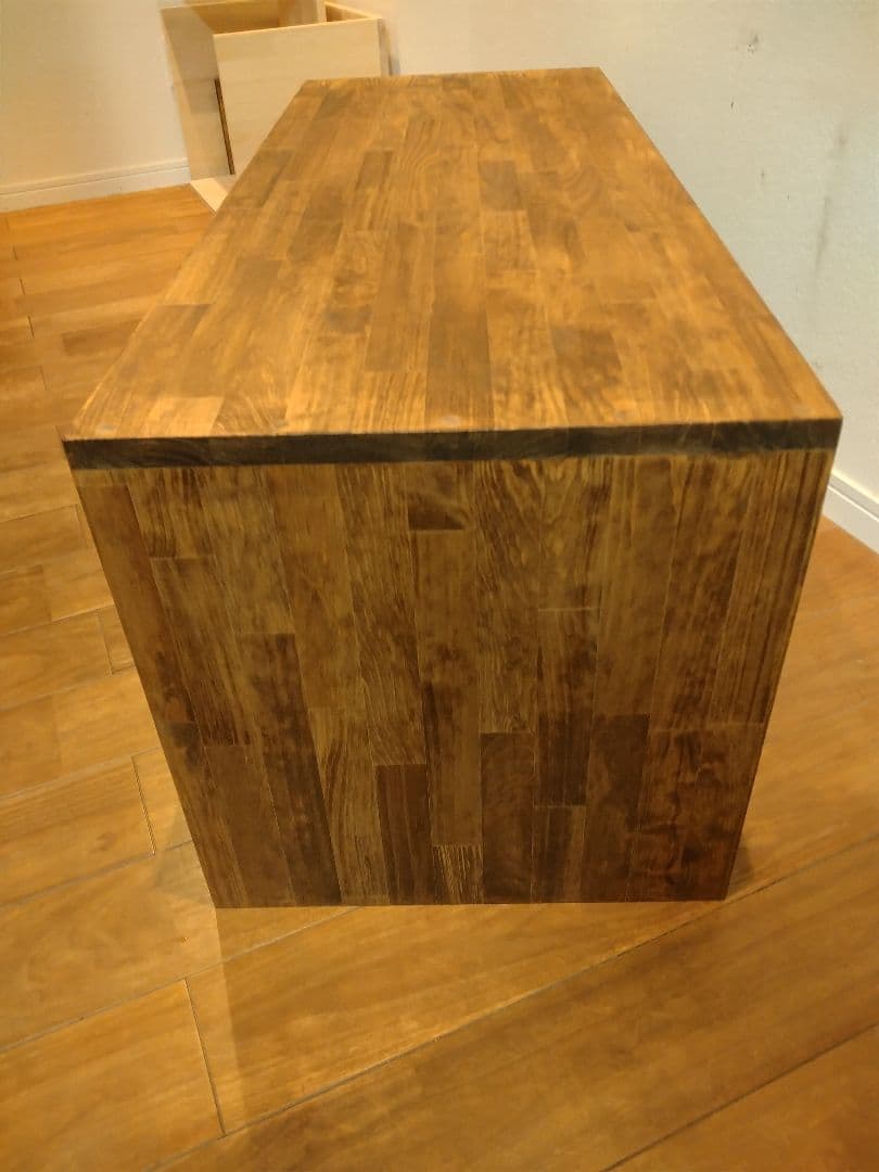 木製　ハンドメイド　オーダー　コの字　テレビ台　水槽台　ラック　棚　シェルフ