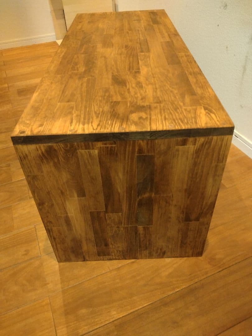 木製　ハンドメイド　オーダー　コの字　テレビ台　水槽台　ラック　棚　シェルフ