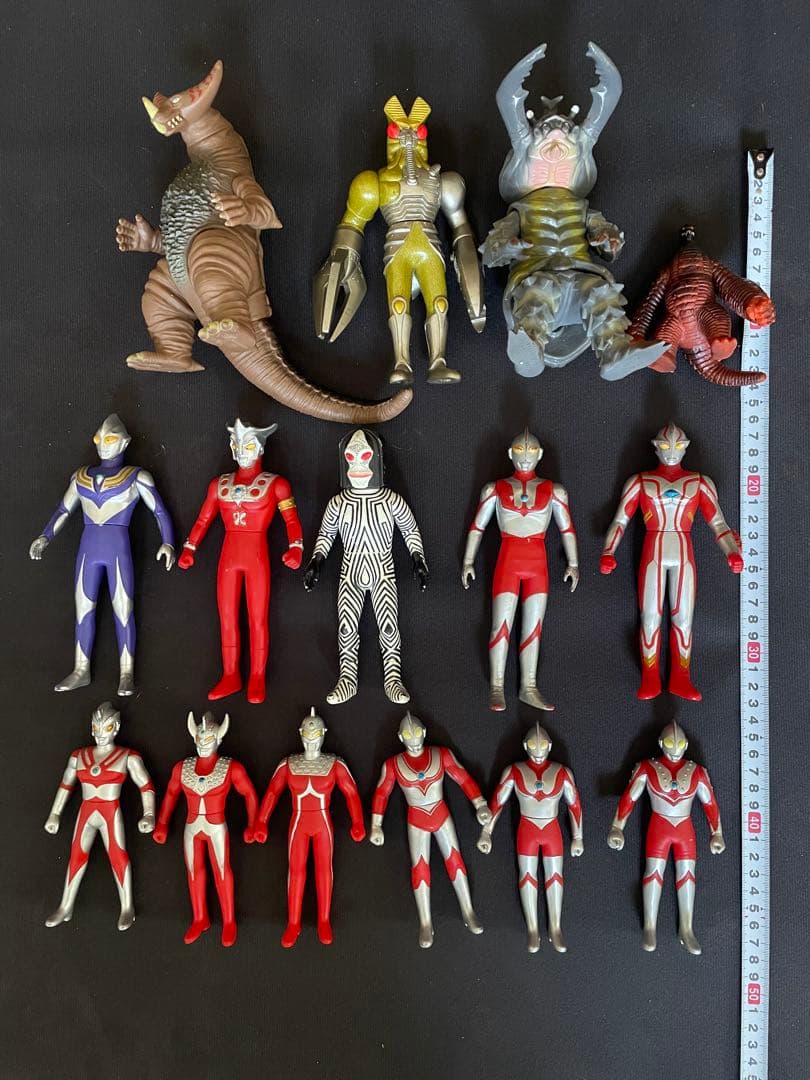 ウルトラマン　ソフビ　1990〜2005年日本製　バンダイ　フィギュアセット