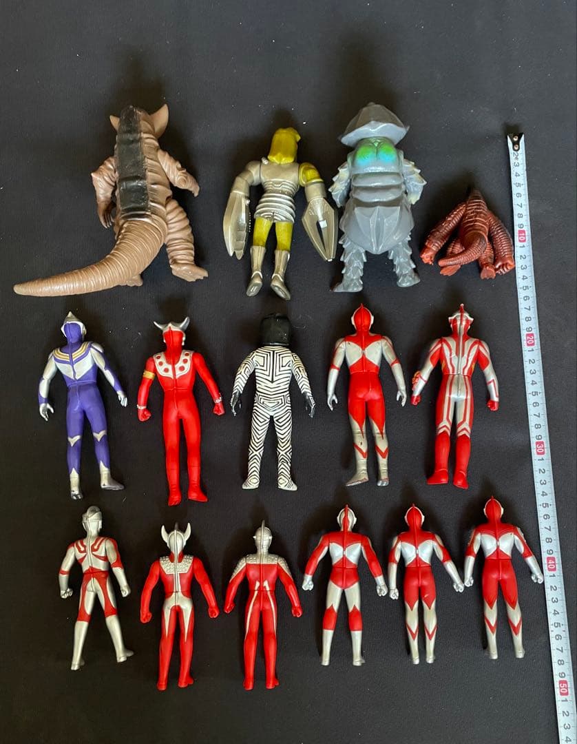 ウルトラマン　ソフビ　1990〜2005年日本製　バンダイ　フィギュアセット