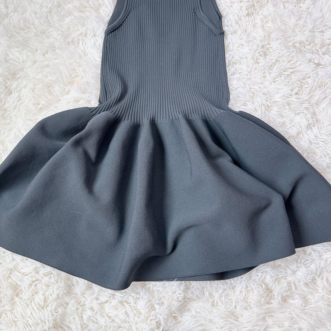 ETRE TOKYO エトレトウキョウ　ペプラムヘムニットタンクトップ