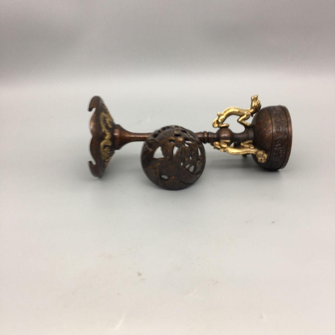 銅 細工 香炉 茶道香炉 装飾工 芸品 置物