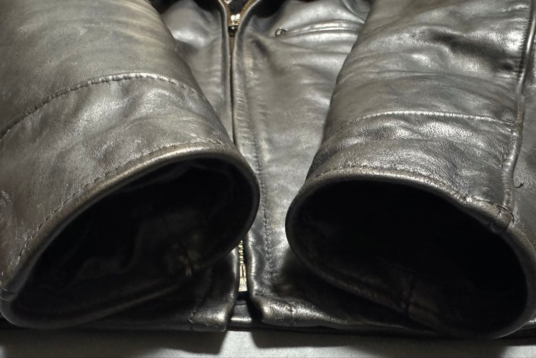 Schott 米国製 AT101 ボアライナー付 ライダースジャケット 38